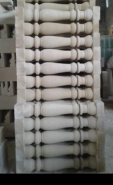 Məhəccər balyansları: Məhsul: Daş balyustrada və sütun elementləri Təsvir: - Təbii daşdan — 11