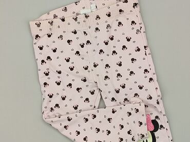 legginsy z siatka po boku: Legginsy, Disney, 12-18 m, stan - Dobry