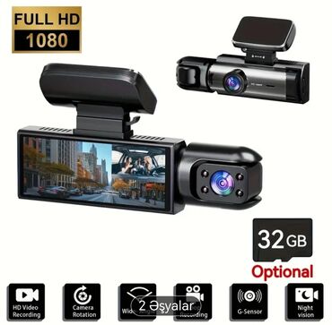 sud cəkən: Taksilər üçün əlverişli həm salon həm də çölü çəkən videoreqistrator