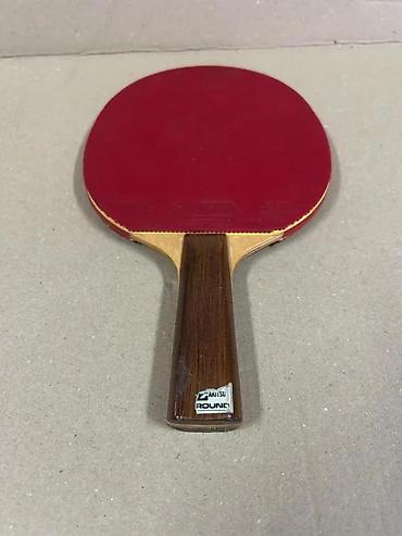 Stoni sportovi: Reket za stoni tenis Akitsu “Round” – model TAMBA - Drška: drvo — 1