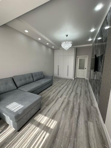 1 комнатная квартира без мебели: 1 комната, 47 м², Элитка, 3 этаж, Евроремонт