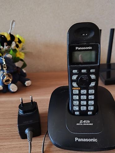 simsiz adapter: Panasonic simsiz ev telefonu dəsti - Brend/model: Panasonic, 2.4 GHz — 2