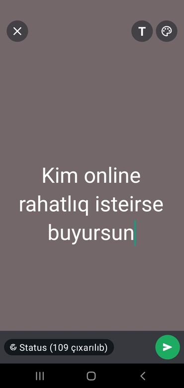 Digər gözəllik və sağlamlıq xidmətləri: Salamlar Beyler ve Xanimlara online rahatlıq. ciddi şexsler yazsın