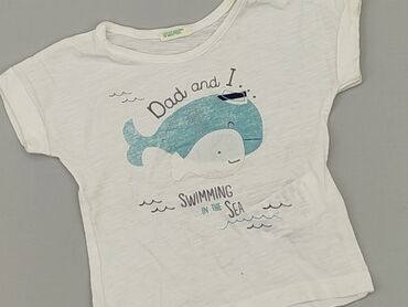 pomaranczowa letnia sukienka: T-shirt, 0-3 months, condition - Good