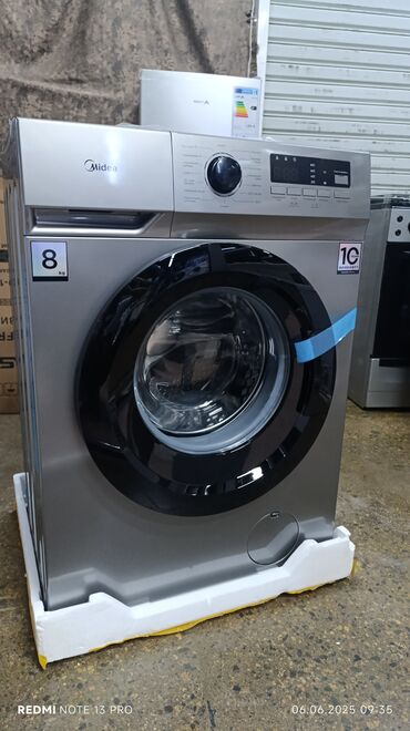 Стиральные машины: Стиральная машина Midea, Новый, Автомат, До 9 кг, Компактная — 12