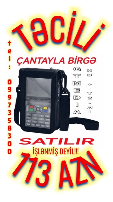 çant: ŞOK & ŞOK!!! İŞLƏNMİŞ DEYİL!!! Gtmedia V8 Finder 2 HD (Yeni model)
