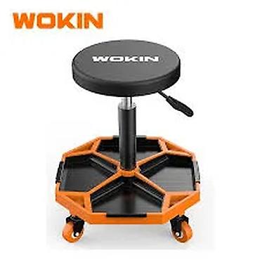 WOKIN Təkərli Usta Oturacağı – 135 kq tutum, erqonomik komfort və — 1