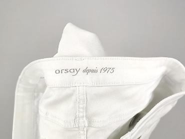 vans 36: Białe damskie spodnie Orsay – model slim/skinny - Marka: Orsay (logo — 5