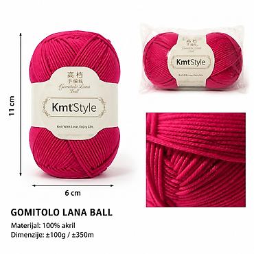 KMT Standardno tanko predivo, tamna ciklama 3280553 - Brend: Kmt
