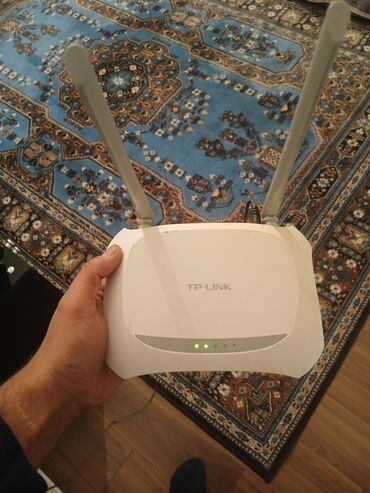 Digər TV və video məhsullar: Tp-Link modem 2 antenalı işləyir adaptoru yoxdur