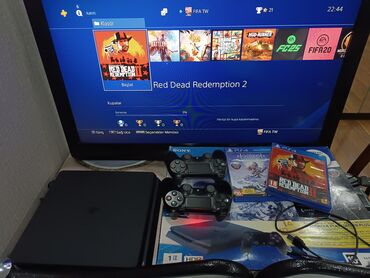 pleşteşin: Ps4 Slim 1Tb ideal blomblu Ciziqi yoxdur ses etmir qizmir 2 pultla