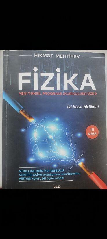 Hikmət Mehtiyevə məxsus Fizikadan qayda kitabı və çatdırılma da var😍