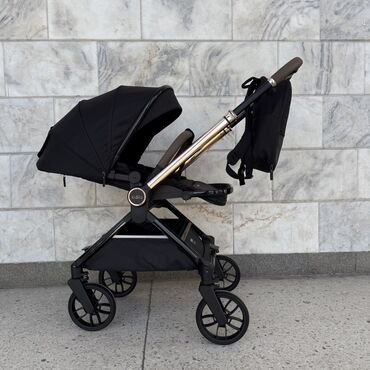 Коляски: Коляска, цвет - Черный, Новый — 2