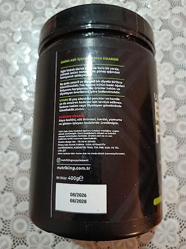 İdman qidaları: NUTRIKING Nutrition Ultra Premium BCAA PLUS+ (Green Apple) - Tərkib — 3