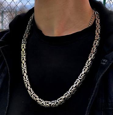 Серебряные цепочки: Цепочка, Проба 960, Мужские — 15