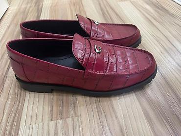 COACH qadın loafersi - Model: Klassik penny loafer - Rəng: Tünd — 2
