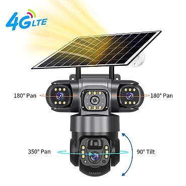 ашка: Kateqoriya: Kameralar Brend: No Brand Məhsul: Solar Camera 3lens QL22 — 1