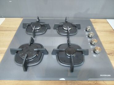 mini blender: Плита Silverline, Газовая, Встраиваемая, 4 конфорки