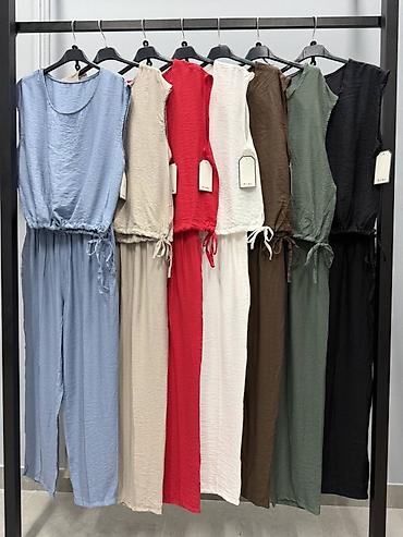 z176 paint code: Ženski komplet – bluza bez rukava i pantalone sa visokim strukom 2500 — 3