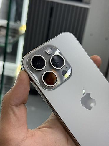 Apple iPhone: IPhone 15 Pro, Б/у, 256 ГБ, Desert Titanium, Защитное стекло, Чехол, 100 % — 2