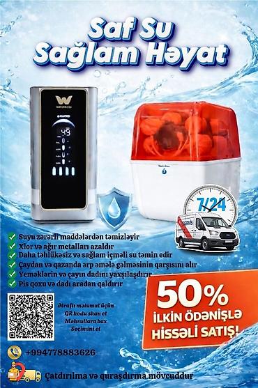 saf su: Su filtrləmə sistemi – “Saf Su, Sağlam Həyat” Məhsulun — 1