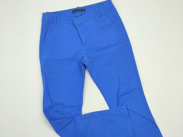 zara t shirty damskie basic: Material trousers, Zara, S (EU 36), condition - Good