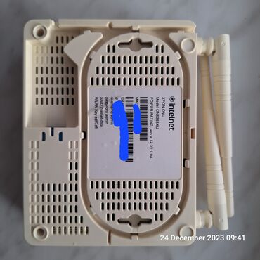 Модемы и сетевое оборудование: Fiber optik Internet üçün modem router satılır, yeni kimidir çox az
