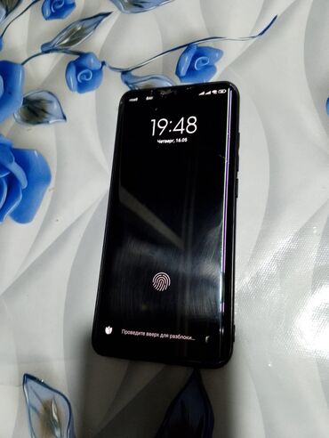 телефон флай 10: Xiaomi Redmi Note 10 Lite, 64 ГБ, цвет - Синий, 
 Отпечаток пальца