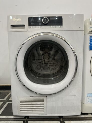 электро двигатели на кухонную вытяжки: Кир жуучу машина Whirlpool, Автомат, 9 кг чейин, Толук өлчөм