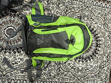 arctic hunter: Туристический рюкзак Huwai 60L, зеленый, синий, красный - Объем: 60 — 9