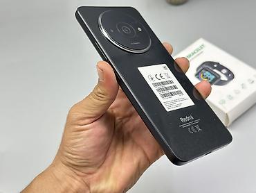 Уюлдук телефондор жана аксессуарлар: Redmi, Redmi A3, Колдонулган, 128 ГБ, түсү - Кара, 2 SIM — 2