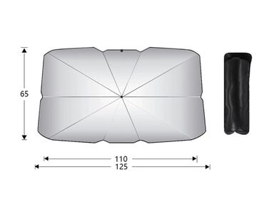 зонт для машины: Солнцезащитный зонт, Новый, Самовывоз, Бесплатная доставка, Платная доставка