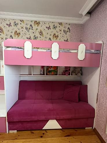 2 mertebe carpayı: Qız üçün, İşlənmiş, Çarpayı, Matras ilə — 3
