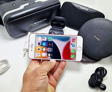 Apple iPhone: IPhone 7, Б/у, 128 ГБ, Красный, Зарядное устройство, Защитное стекло, Наушники, 100 % — 22