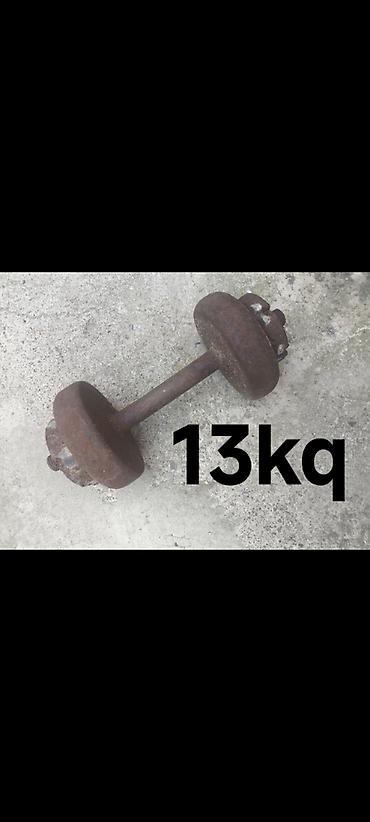 Спорт и отдых: 5 eded qantel. Iki eded 7 kilodur bir dene 11kilo bir dene 13kilo bir — 3