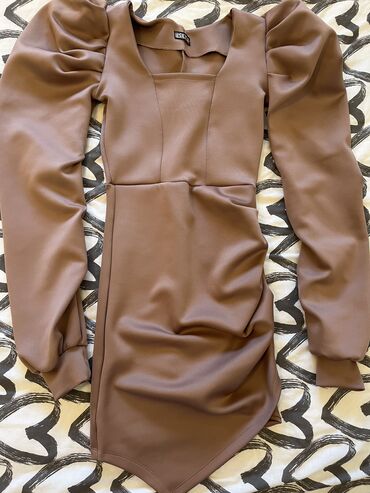 kućne haljine: M (EU 38), color - Brown, Evening, Long sleeves