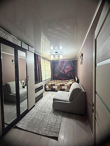 возле гор: 3 комнаты, 58 м², Кудайберген авторынок 1 этаж, Косметический ремонт — 3