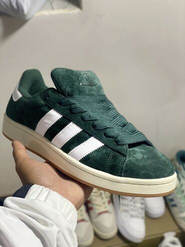 Кроссовки и спортивная обувь: Кеды Adidas Campus (оригинальная линейка Originals) - Материал верха — 2