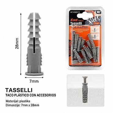 KMT Tipl 9368175 Plastični tiplovi za univerzalnu upotrebu u kućnim