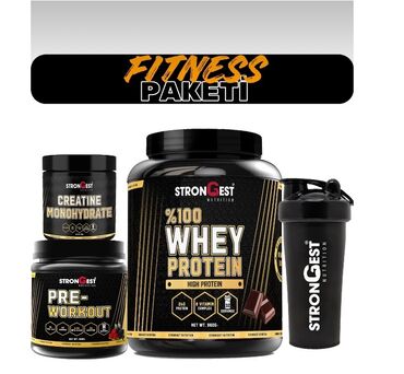 whey protein qiymeti: Protein Çəki: > 5000 g, Yeni