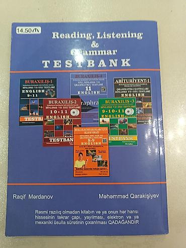 Testlər: Məhsul: “Buraxılış-4 — Dinləmə, Oxu və Qrammatika Testləri, 11 — 2