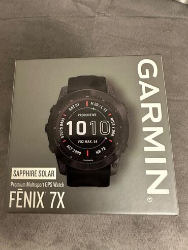 Наручные часы: Продаю Мультиспортивные часы с GPS-приемником fenix 7X Sapphire Solar