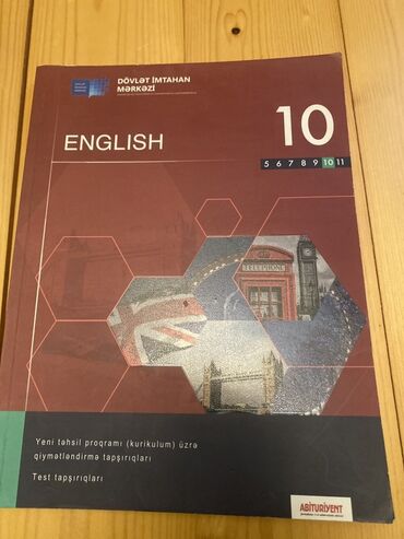 Kitablar və jurnallar: İngilis dili 10-cu sinif, 2019 il