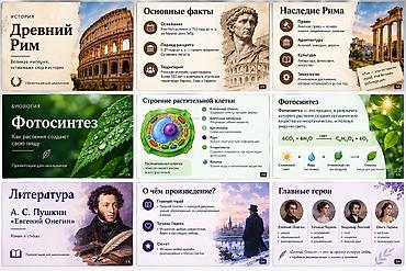биологии: 📚 ПОМОЩЬ С ПРЕЗЕНТАЦИЯМИ ДЛЯ ШКОЛЬНИКОВ Нужно быстро и красиво — 1