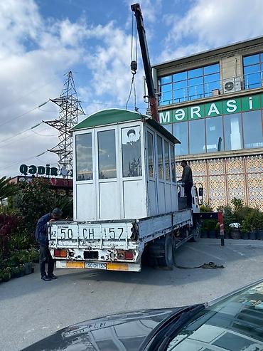 Butkalar, köşklar: Daşınan kiçik modul köşk (prefabrik budka) - Ölçü: təxmini 2.2 x 2.2 — 10