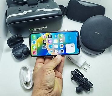 Apple iPhone: IPhone X, Б/у, 64 ГБ, Серебристый, Зарядное устройство, Чехол, Наушники, 100 % — 13