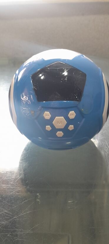 Monitorlar: Portativ radio-kolonka⚽ Futbol topu dizaynı,📻 FM radio, USB, kart