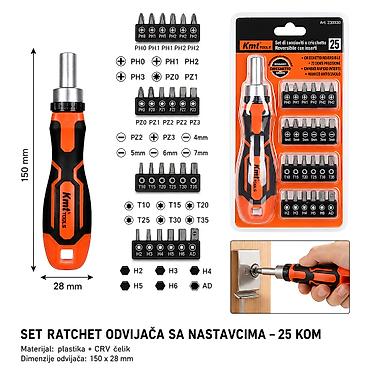 Naslov: Set račna odvijača 2385930-A Opis: Kmt style set račna