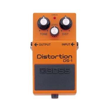 ibanez gitara: BOSS DS-1 Distortion pedalı - Klassik narıncı korpus, möhkəm metal