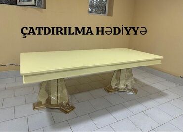 Masa və oturacaq dəstləri: Tək Masa yeni vitrin mal 200₼ təcili satılır ÇATDIRILMA HƏDİYYƏ 2018